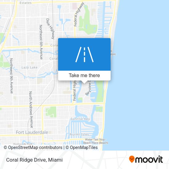 Coral Ridge Drive map