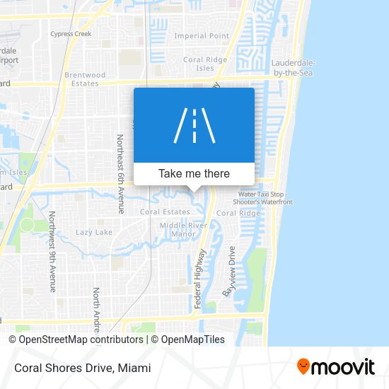 Mapa de Coral Shores Drive