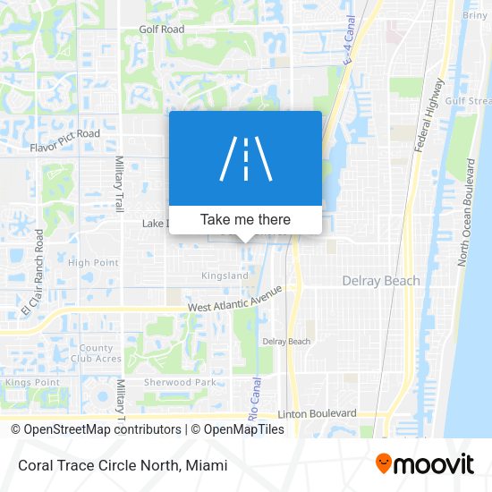 Coral Trace Circle North map