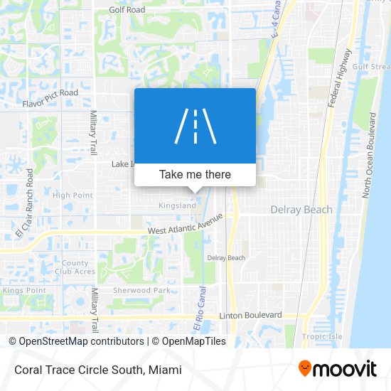 Coral Trace Circle South map