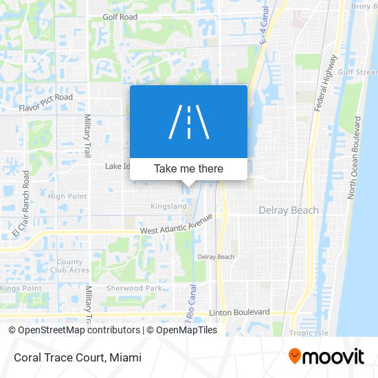 Mapa de Coral Trace Court