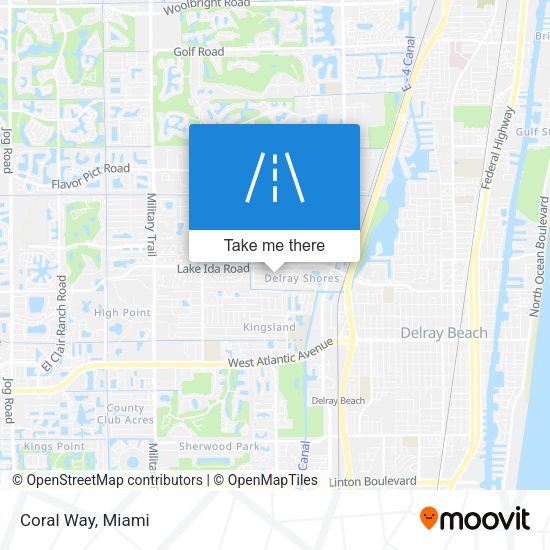 Mapa de Coral Way
