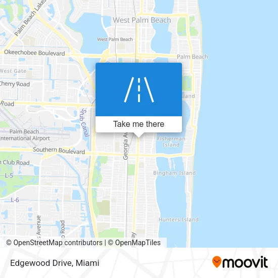Edgewood Drive map