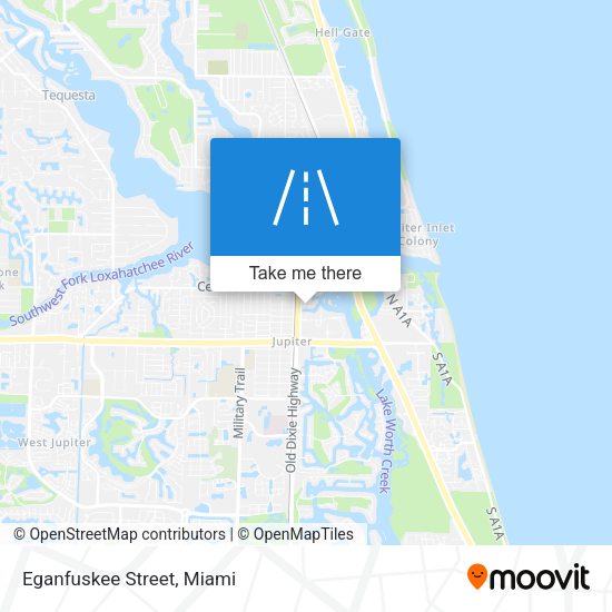 Mapa de Eganfuskee Street