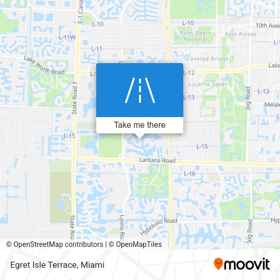 Mapa de Egret Isle Terrace