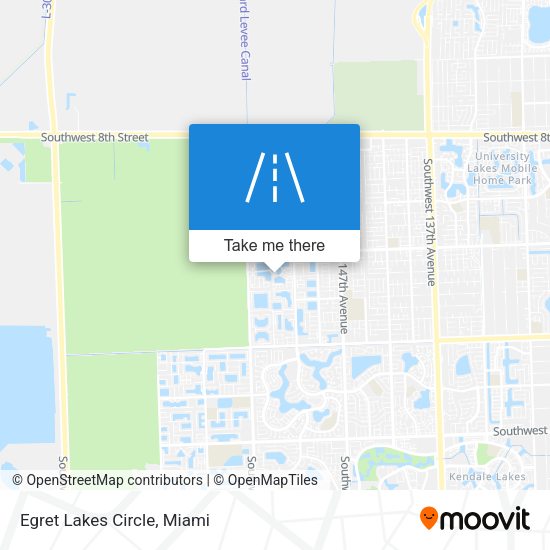 Mapa de Egret Lakes Circle