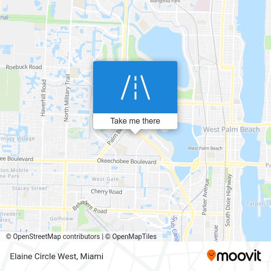 Mapa de Elaine Circle West