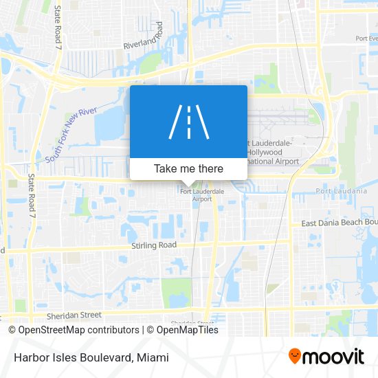 Harbor Isles Boulevard map