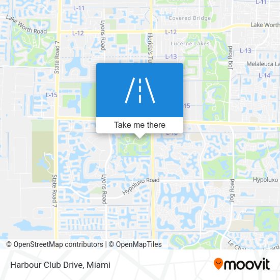 Mapa de Harbour Club Drive