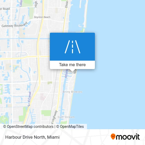 Harbour Drive North map