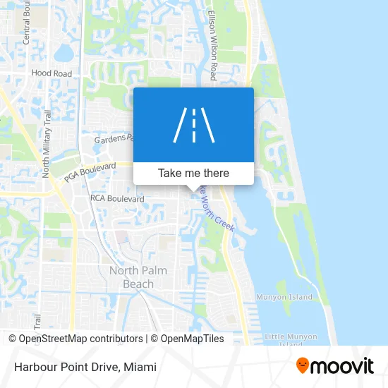 Harbour Point Drive map