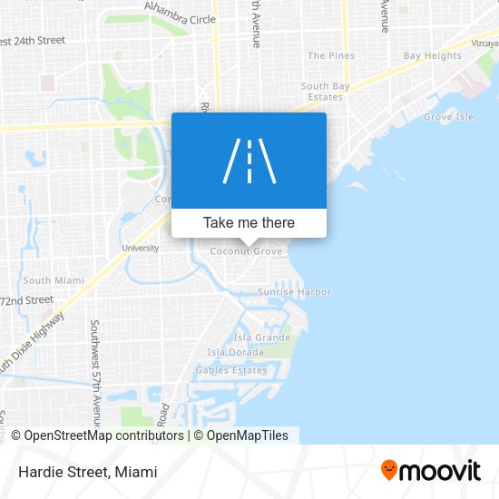 Hardie Street map