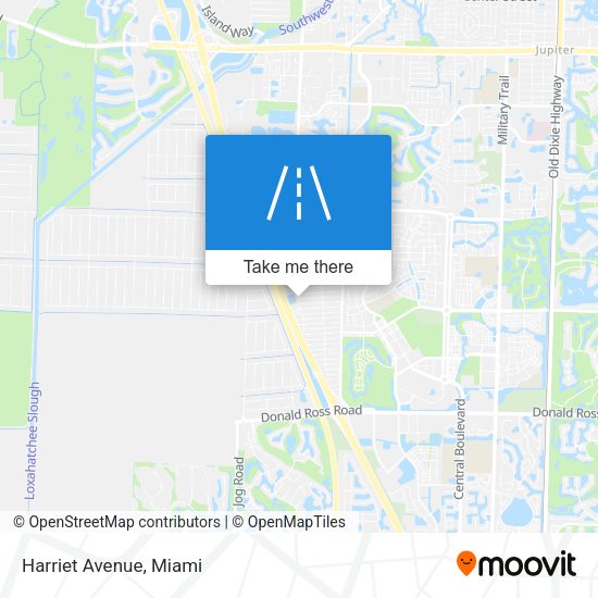 Mapa de Harriet Avenue