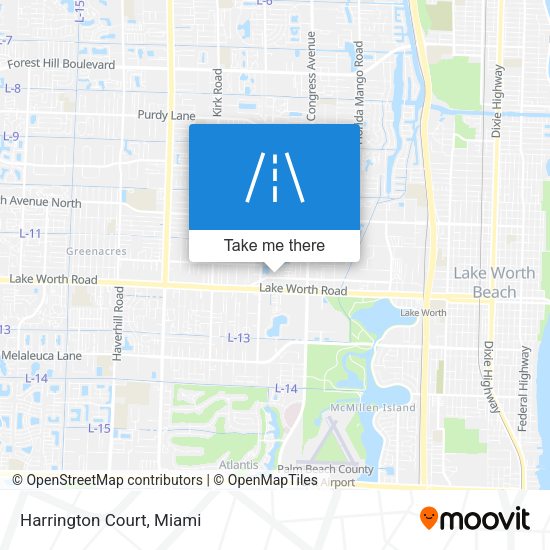 Mapa de Harrington Court