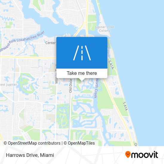 Mapa de Harrows Drive