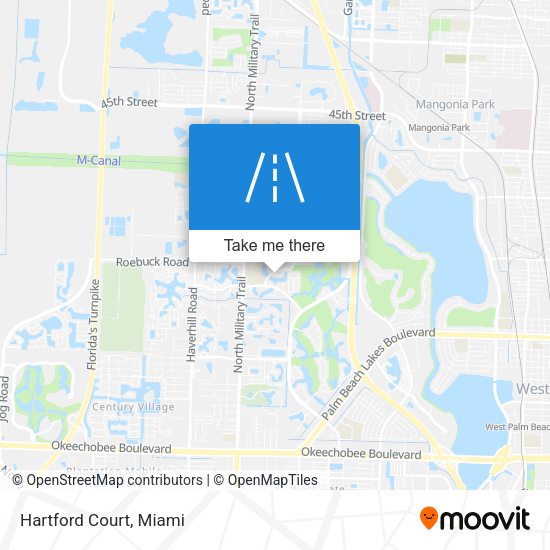 Mapa de Hartford Court