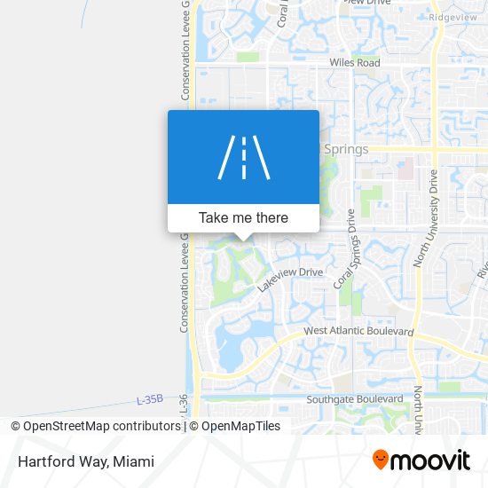 Hartford Way map