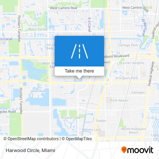 Mapa de Harwood Circle