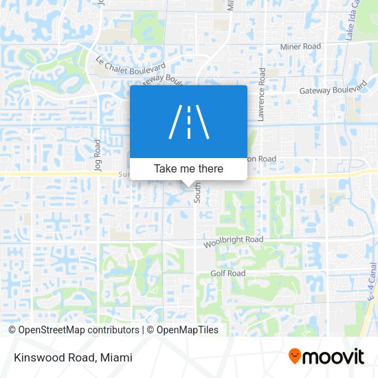 Mapa de Kinswood Road