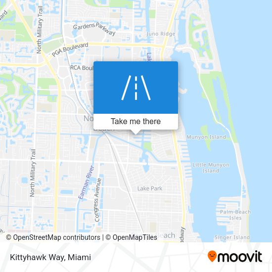 Mapa de Kittyhawk Way