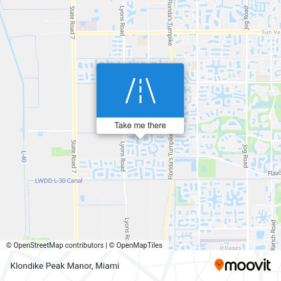 Mapa de Klondike Peak Manor