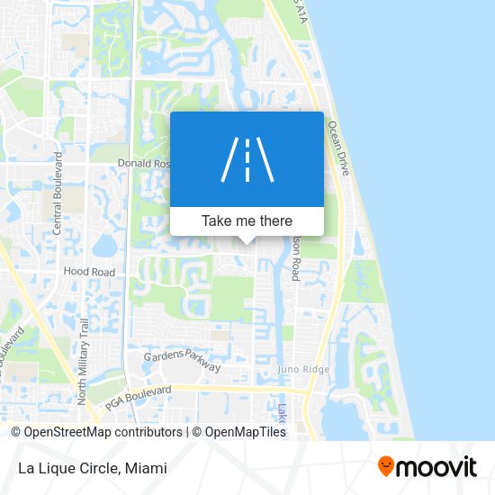 Mapa de La Lique Circle