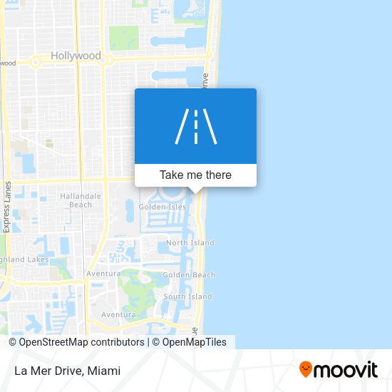 Mapa de La Mer Drive