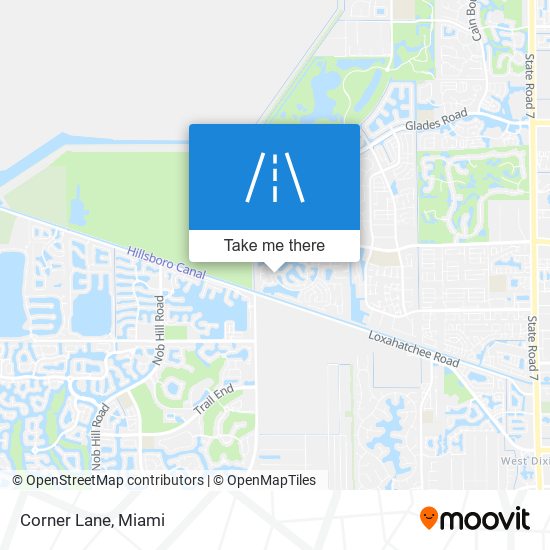 Corner Lane map