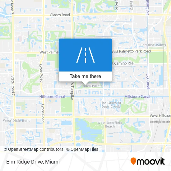 Elm Ridge Drive map