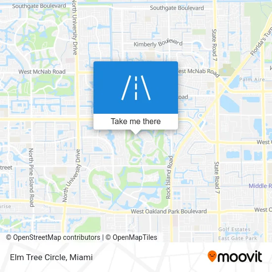 Elm Tree Circle map