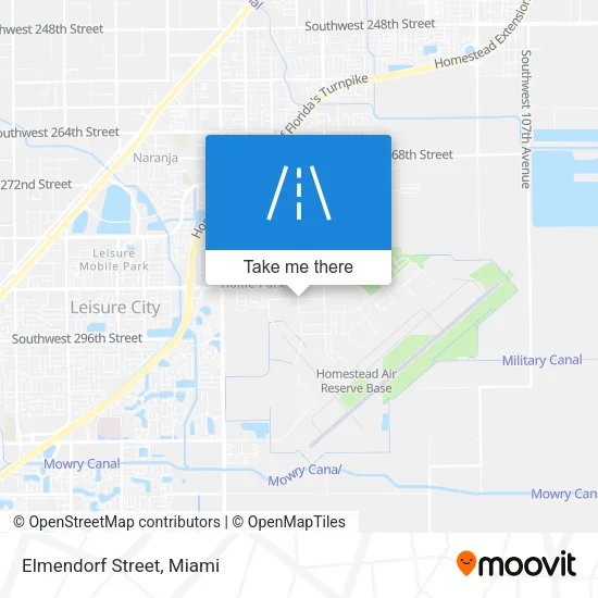 Elmendorf Street map