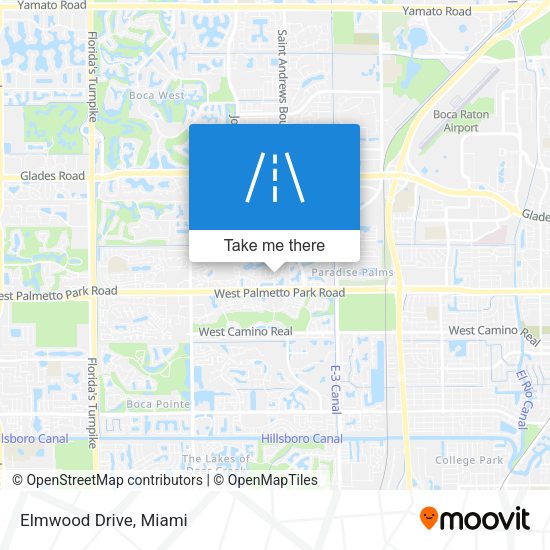 Mapa de Elmwood Drive
