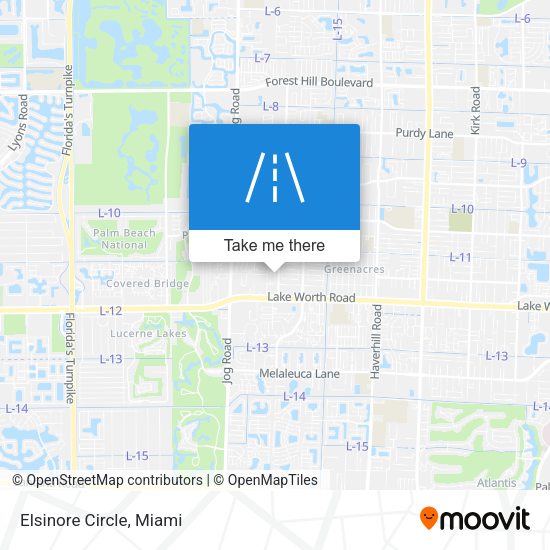 Mapa de Elsinore Circle