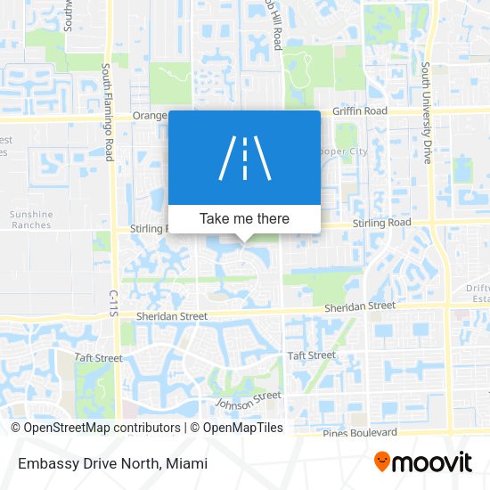 Mapa de Embassy Drive North