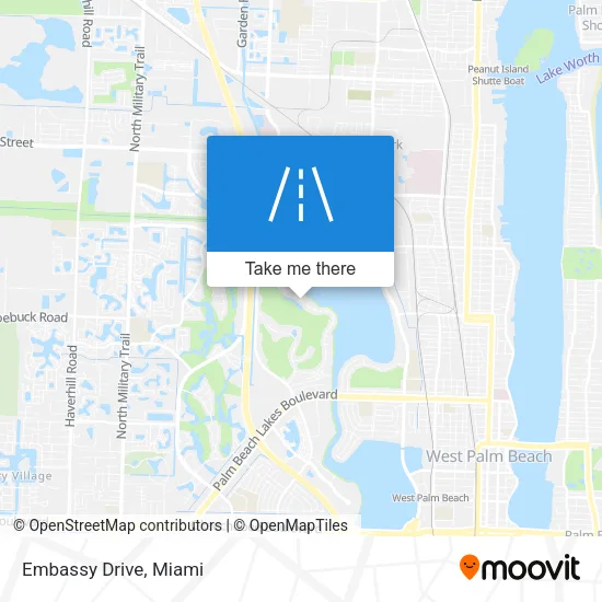 Embassy Drive map