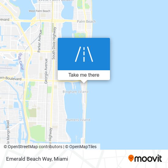 Mapa de Emerald Beach Way