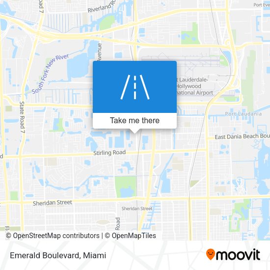Mapa de Emerald Boulevard
