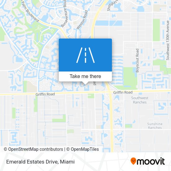 Mapa de Emerald Estates Drive