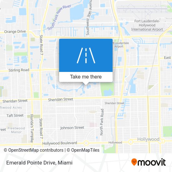 Mapa de Emerald Pointe Drive
