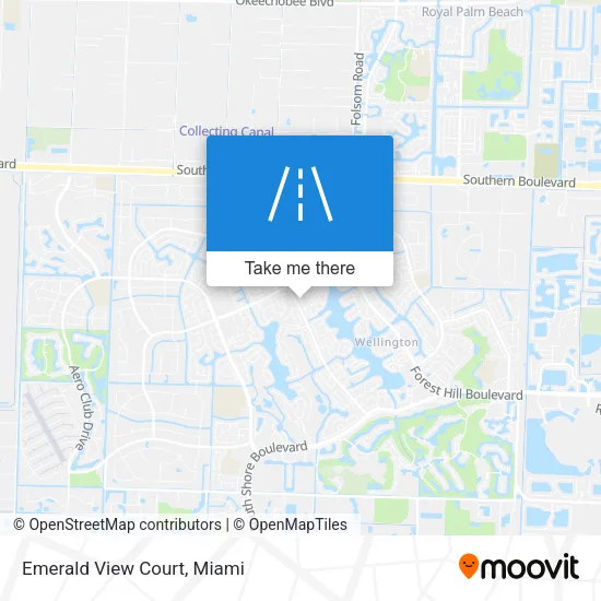 Emerald View Court map