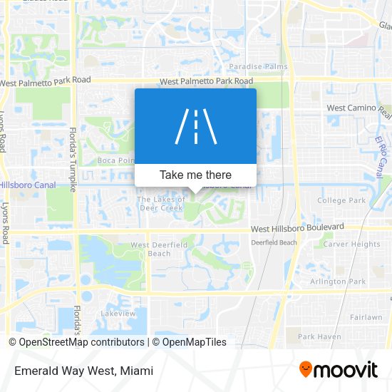 Mapa de Emerald Way West