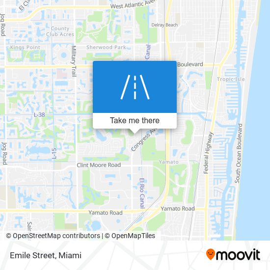 Emile Street map