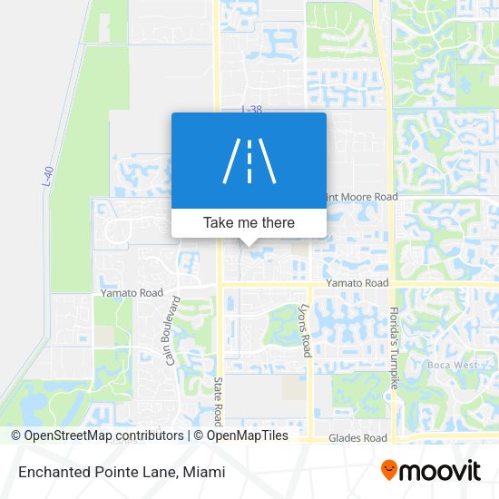 Enchanted Pointe Lane map