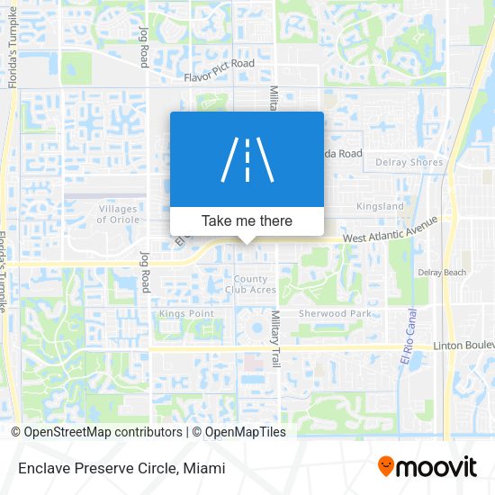 Mapa de Enclave Preserve Circle