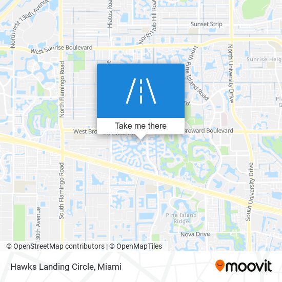 Hawks Landing Circle map