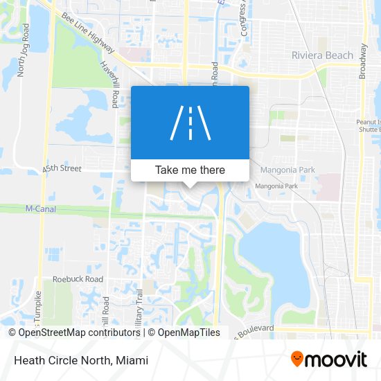 Mapa de Heath Circle North
