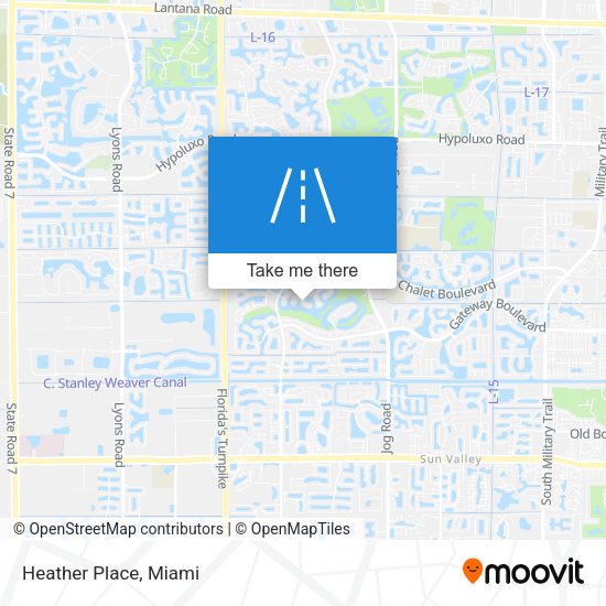 Mapa de Heather Place