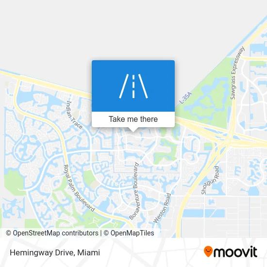 Hemingway Drive map