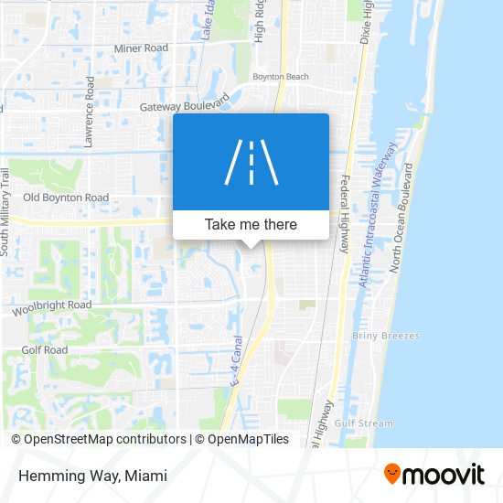 Hemming Way map