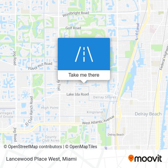 Mapa de Lancewood Place West